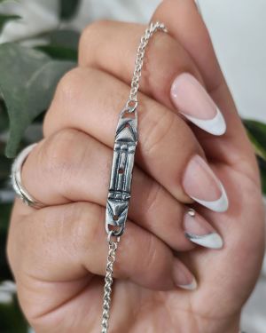 Pulsera Atlante – Sabiduría y Protección Ancestral en Plata de Ley 925