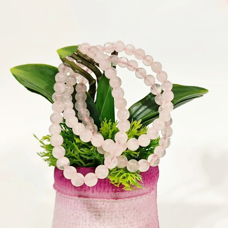 Pulsera Cuarzo Rosa  Amor- Energía – Armonía Interior