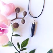 Colgante Punta Turmalina Negra